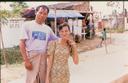 A friendly couple we met while searching for the pick-up to Bago.